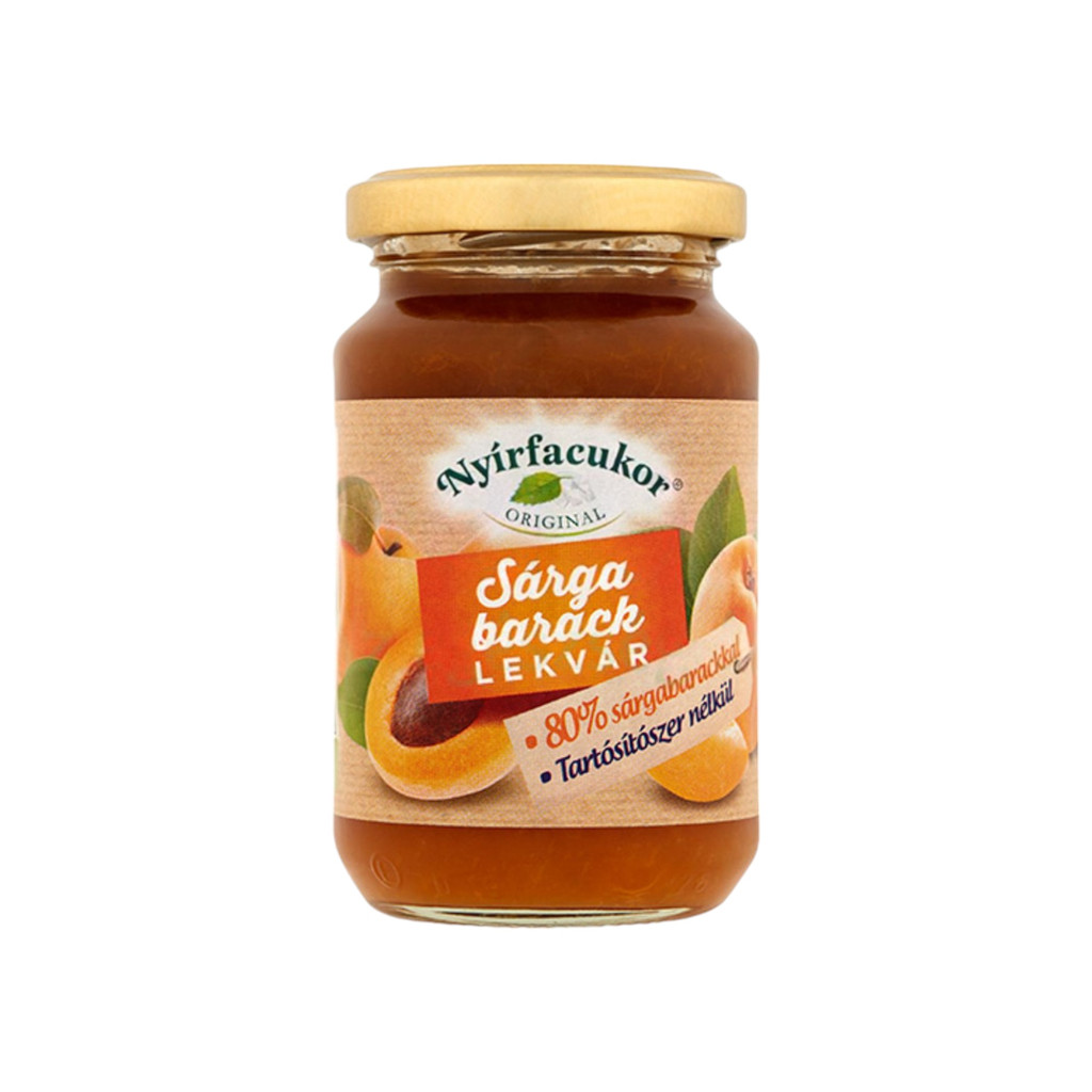 Nyírfacukor prémium sárgabarack lekvár 230 g