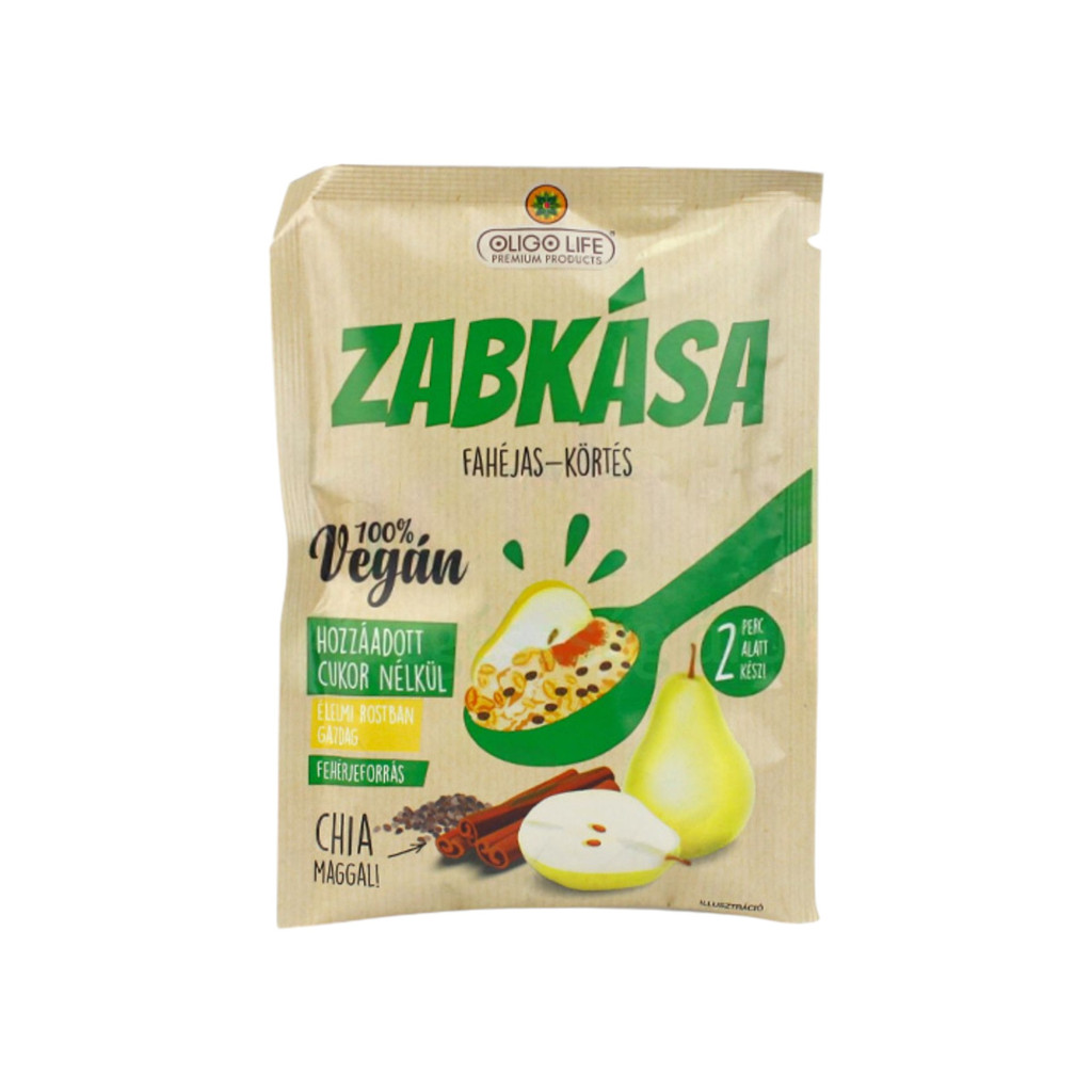 Wegańska owsianka Oligolife z gruszką, cynamonem i słodzikami 65 g
