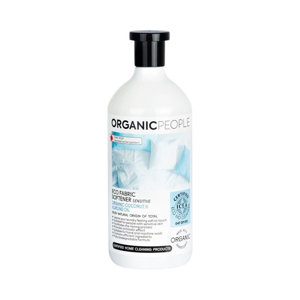 Organic People öko szenzitív öblítő bio kókusszal és mandulaolajjal 1000 ml
