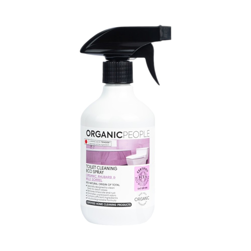 Organic People öko wc tisztító spray bio rebarbarával és vadsóskával 500 ml