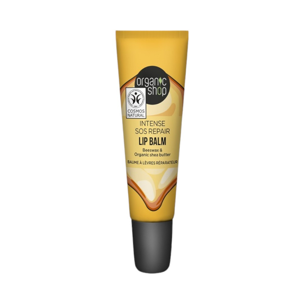 Organic Shop bio ajakbalzsam collagen filler méhviasszal és shea vajjal 10 ml