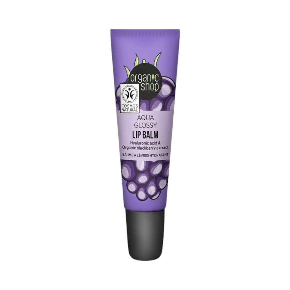 Organic Shop bio ajakbalzsam hyaluron therapy hialuronsavval és szederkivonattal 10 ml