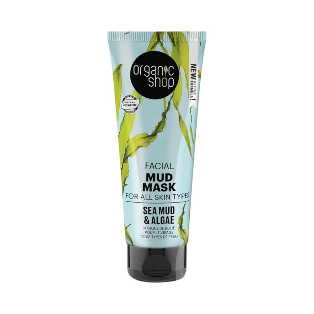 Organic Shop bio arcmaszk tengeri iszappal és algával 75 ml