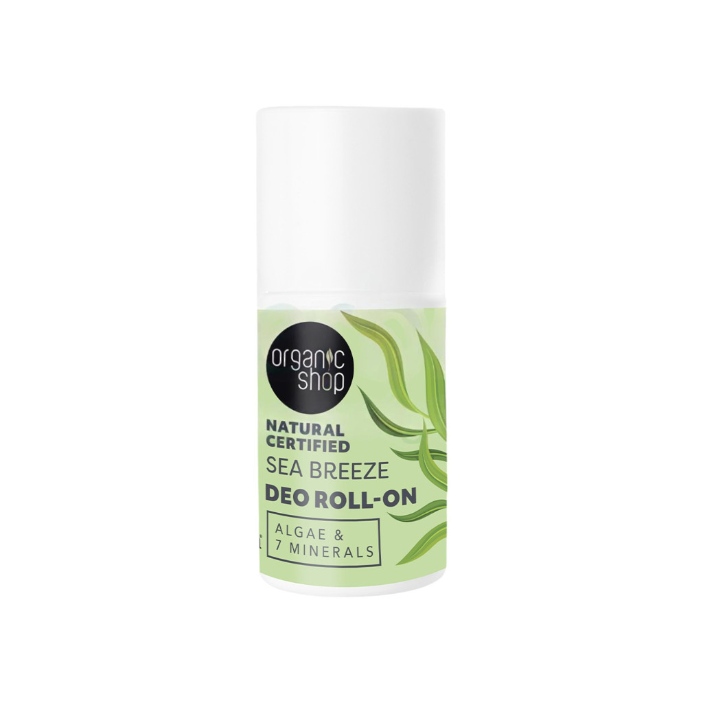 Organic Shop bio minősített golyós dezodor algával és 7 ásványi anyaggal 50 ml