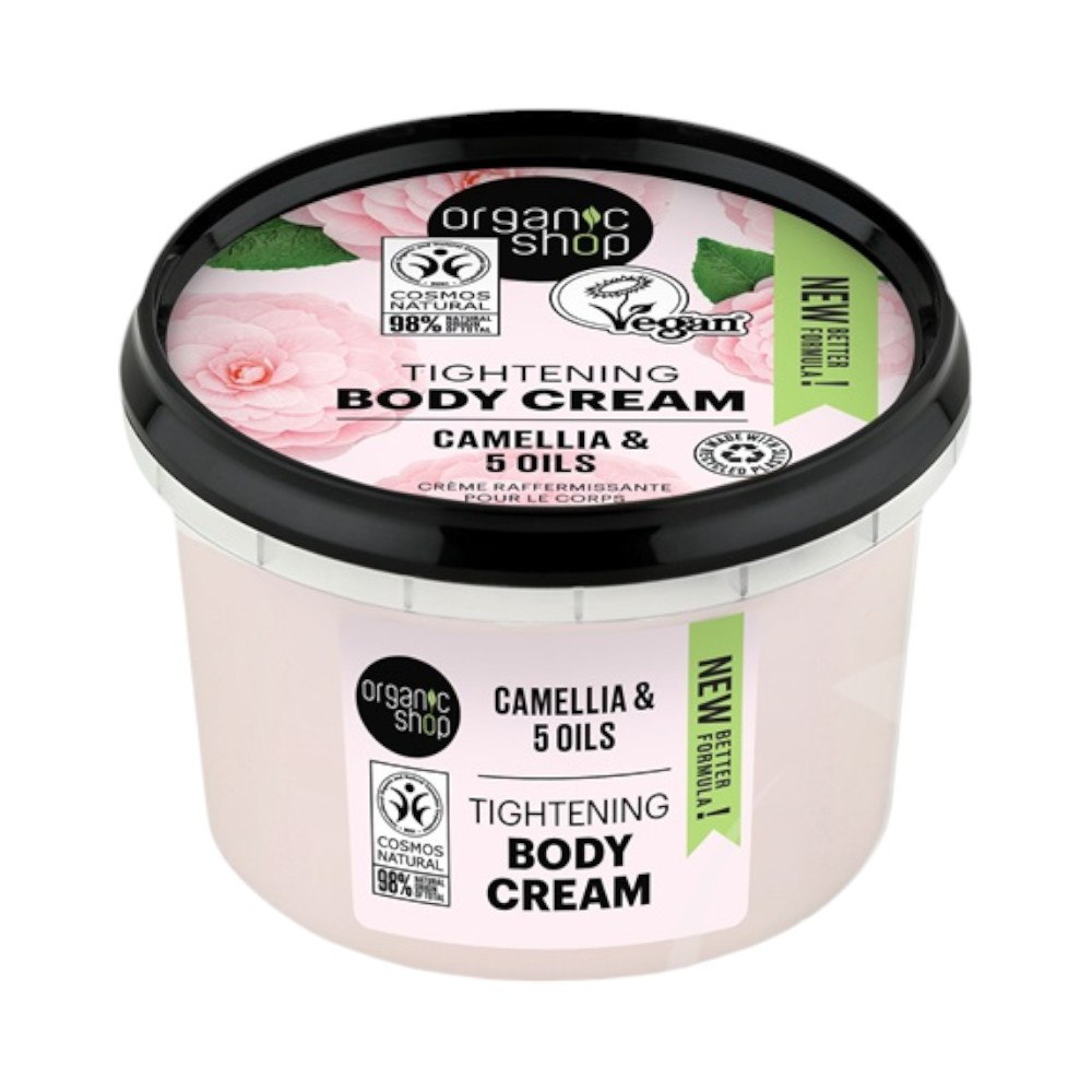 Organic Shop bio testápoló krém feszesítő kaméliával és 5 olajjal 250 ml