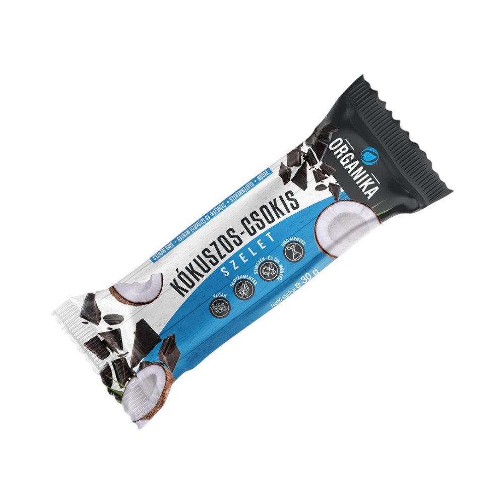 Organika kókuszos-csokis szelet 30 g