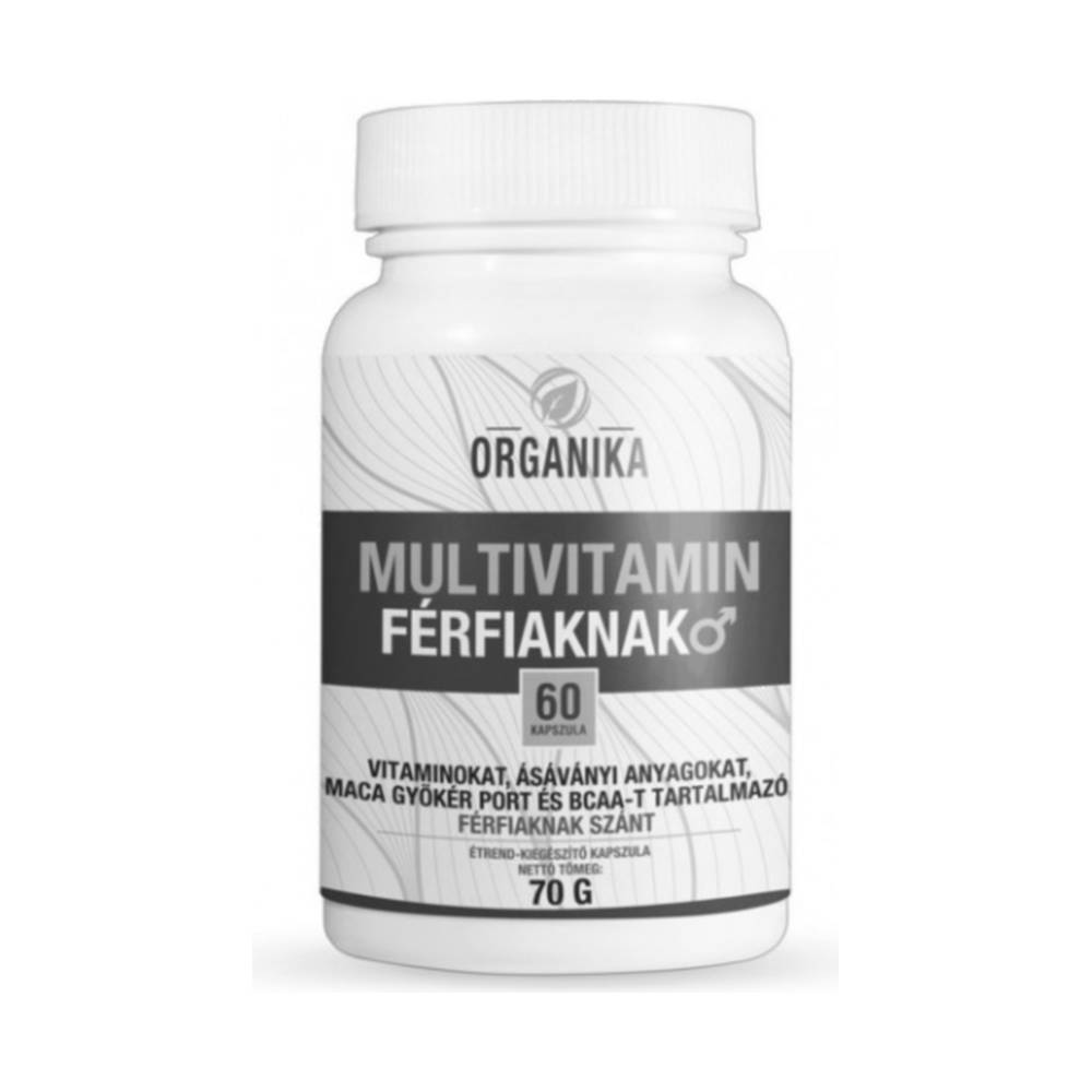 Organic multivitamin for men capsules 60 pcs