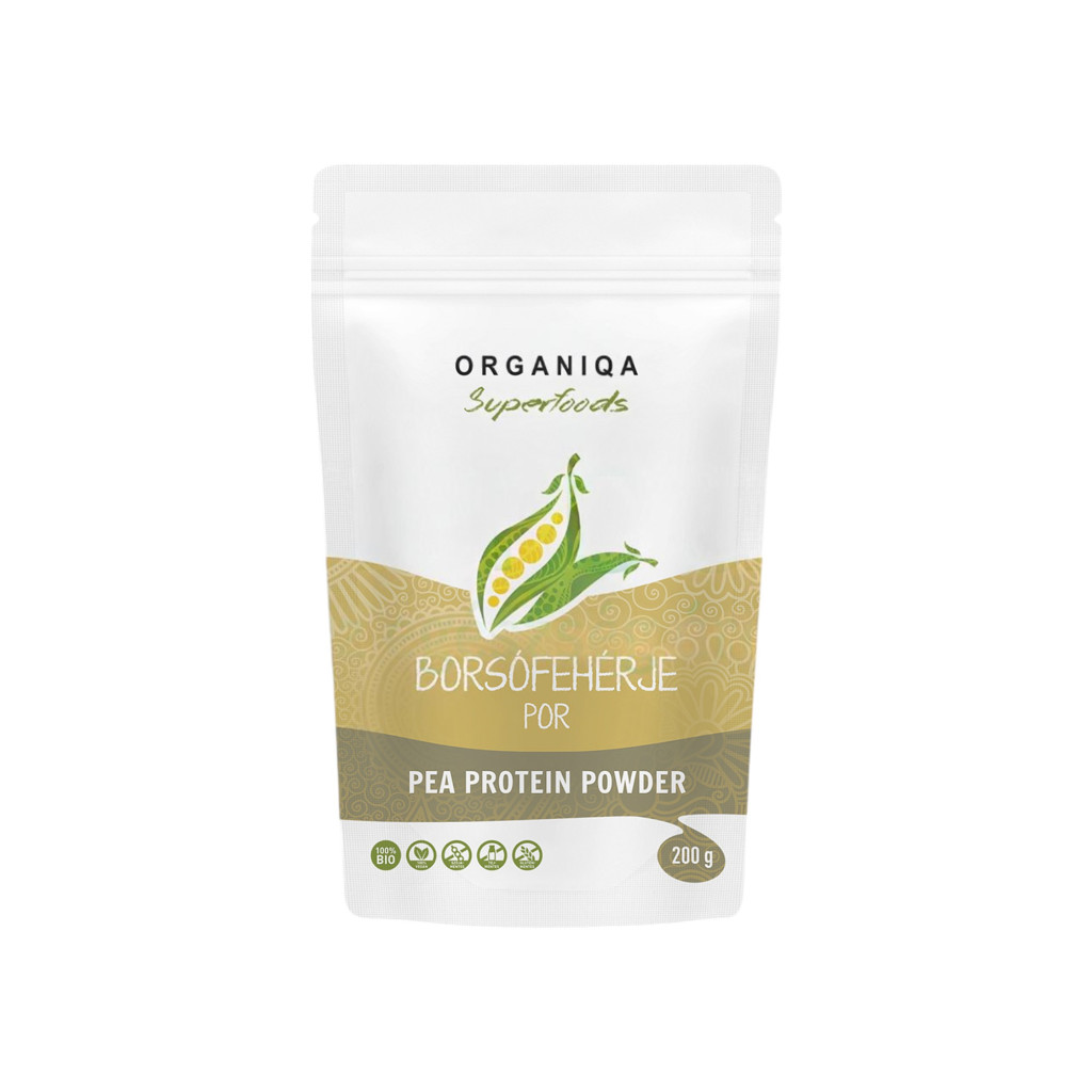 Organický 100% hráškový proteínový prášok (80% bielkovín) 200 g