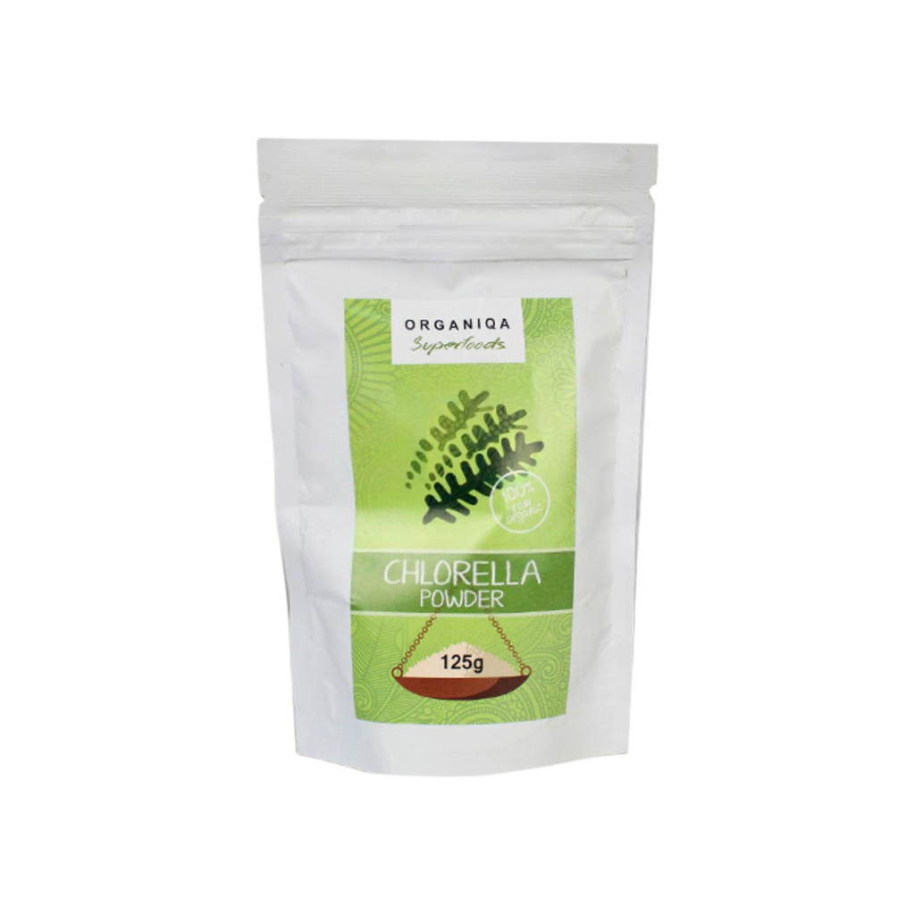 Organiqa Bio-Chlorella-Pulver 100% roh 125 g