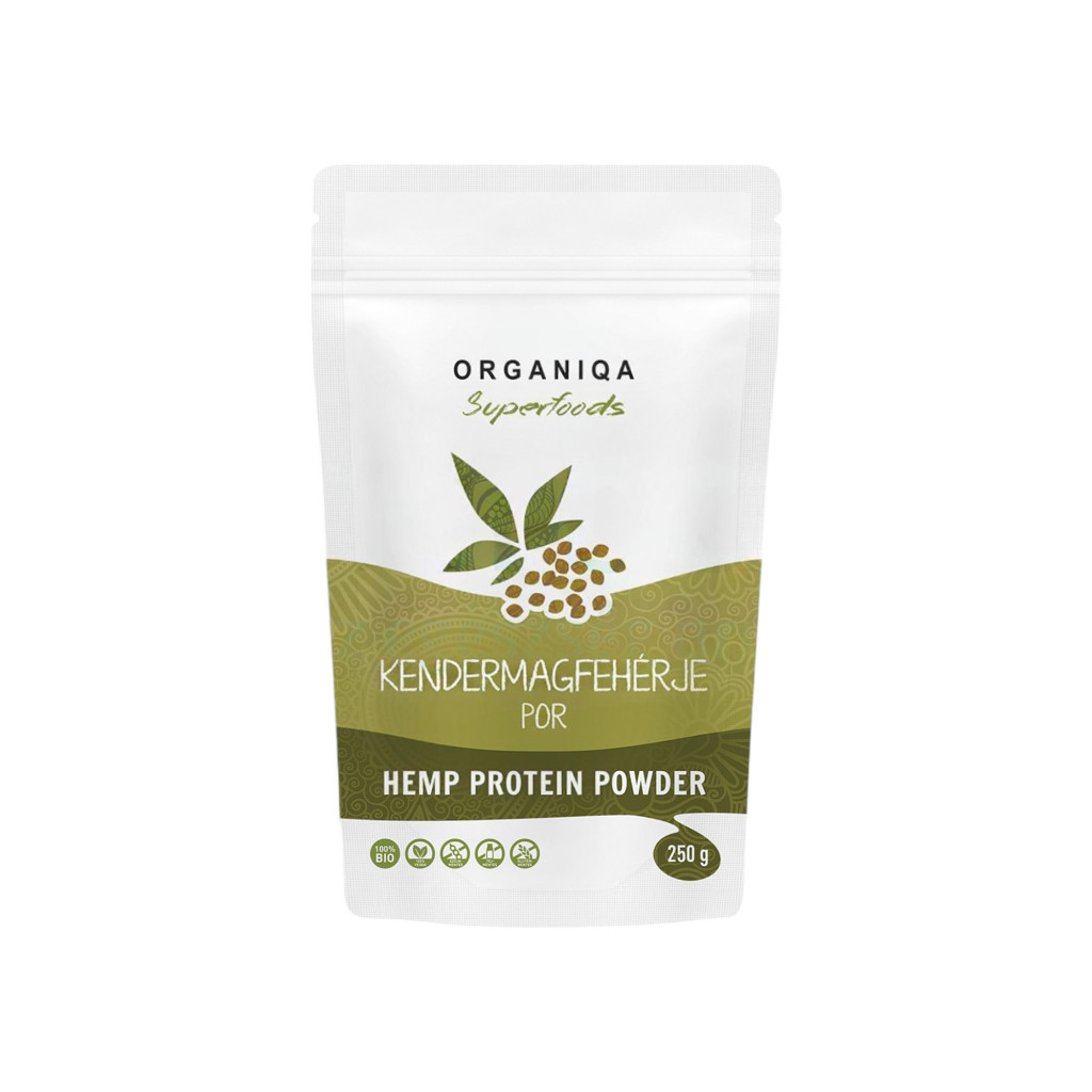 Organiqa bio hemp protein por 100% nyers 250 g