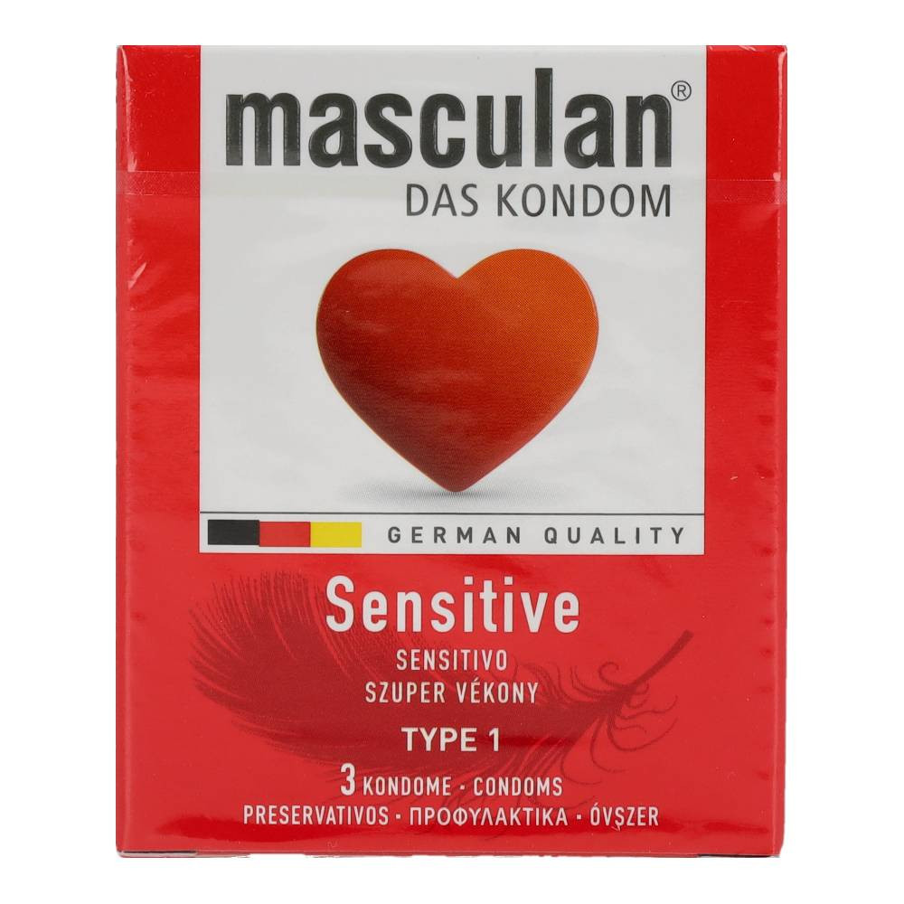 Óvszer masculan 1-es szupervékony 3 db