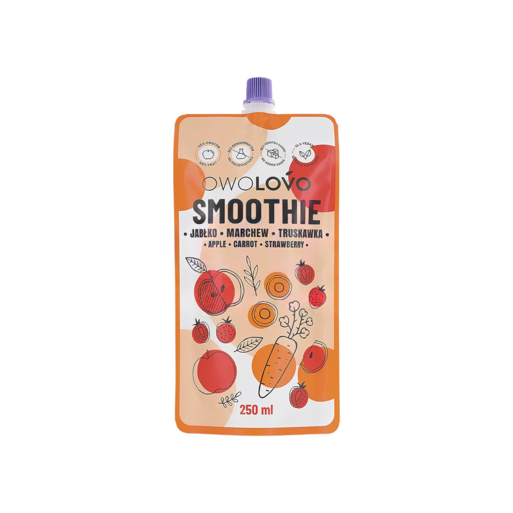 Owolovo smoothie alma-sárgarépa-eper 250 ml