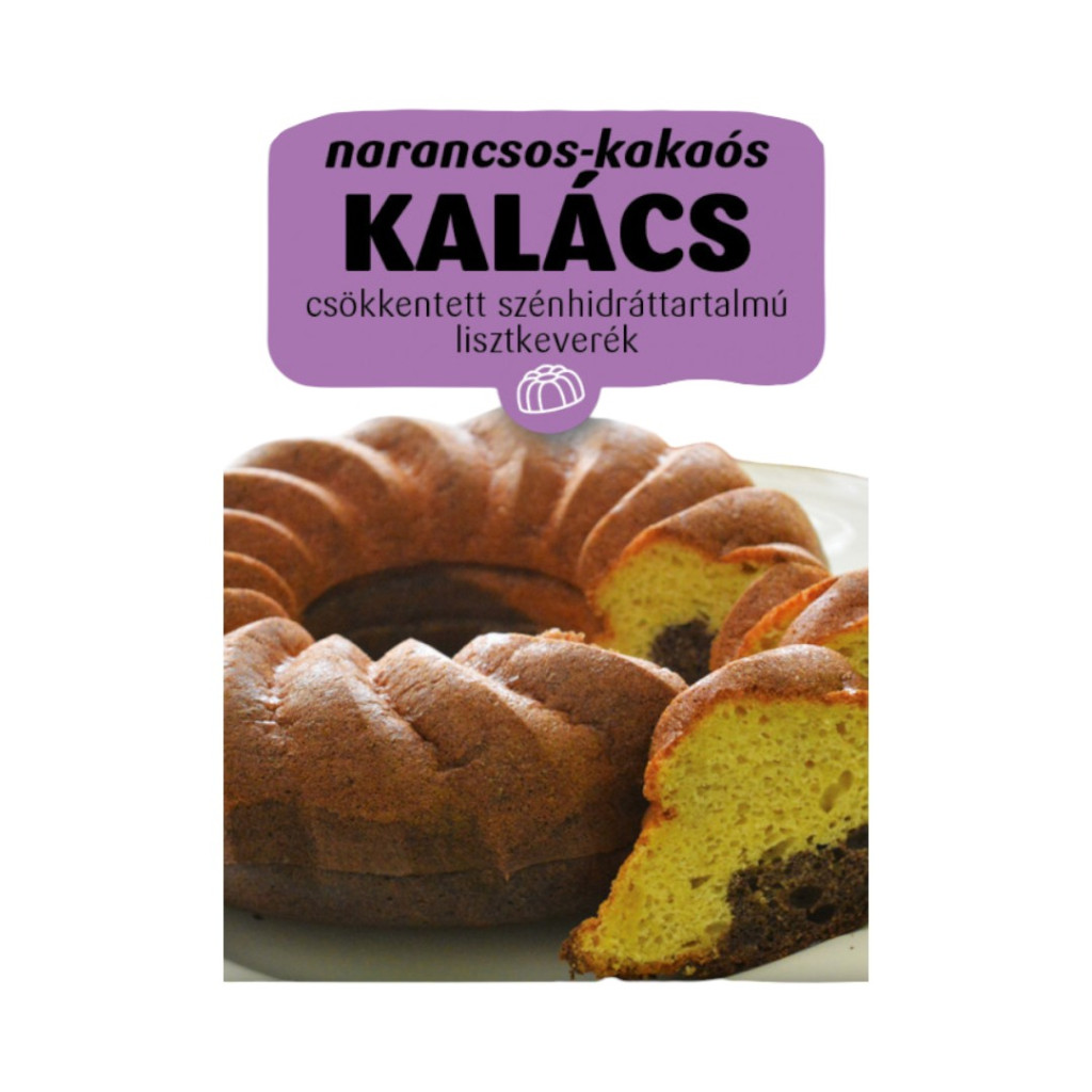 Paleo nadýchaný koláč s kakaem a pomerančem 123g