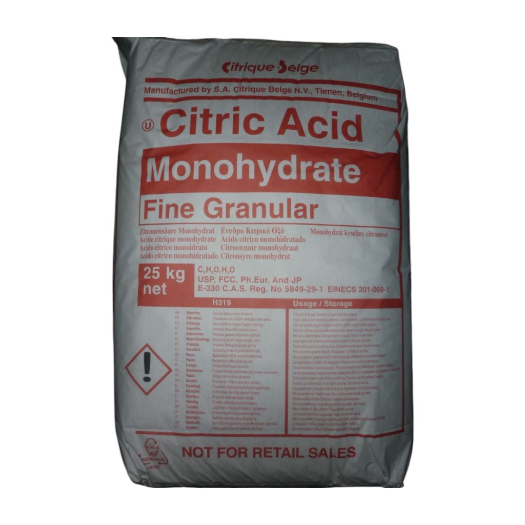 25kg de acid citric alimentar din epoca paleolitică