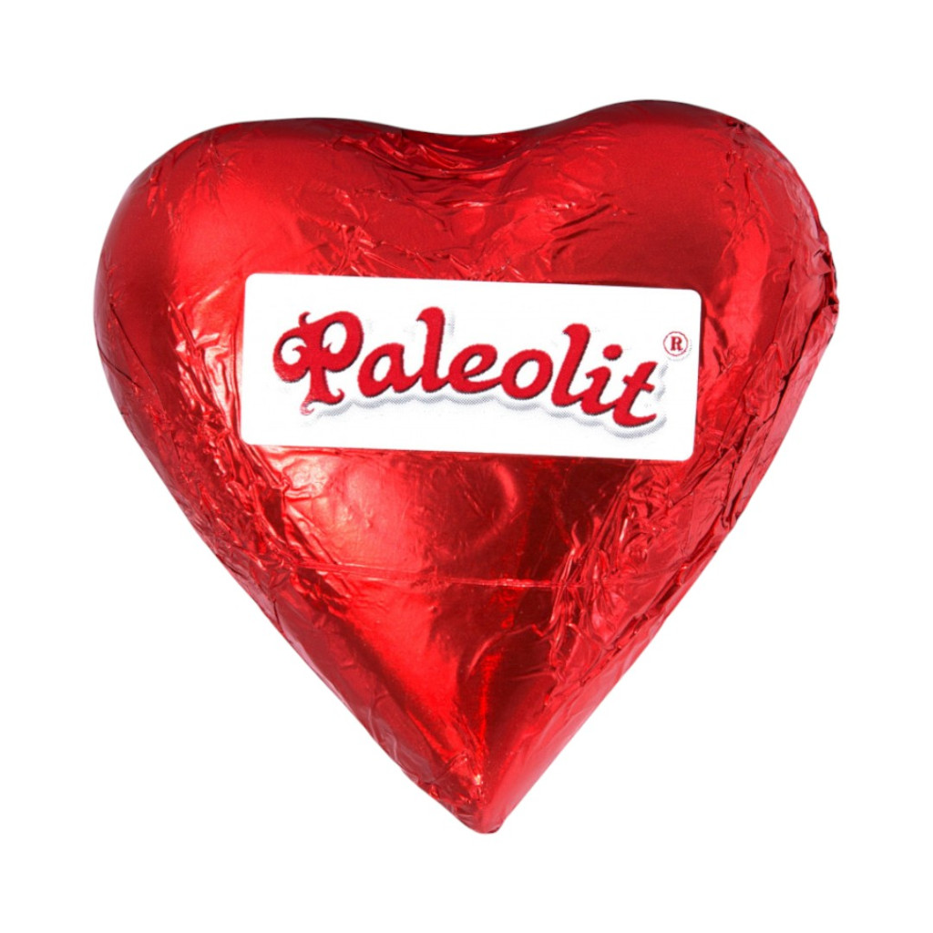 Paleolithic Chocolate Heart Hollow Figure 30 g