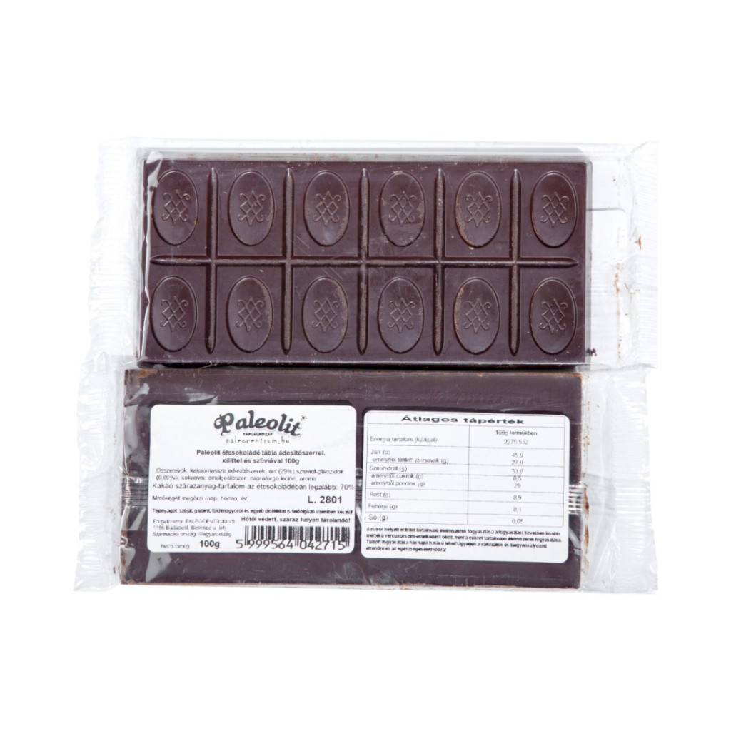 Tabliczka czekolady paleo z ksylitolem 100 g