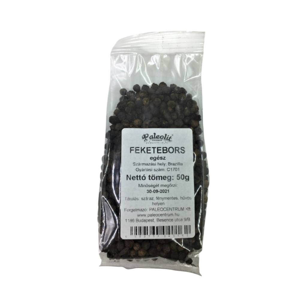 Paleolitická celá semínka černého pepře, 50 g