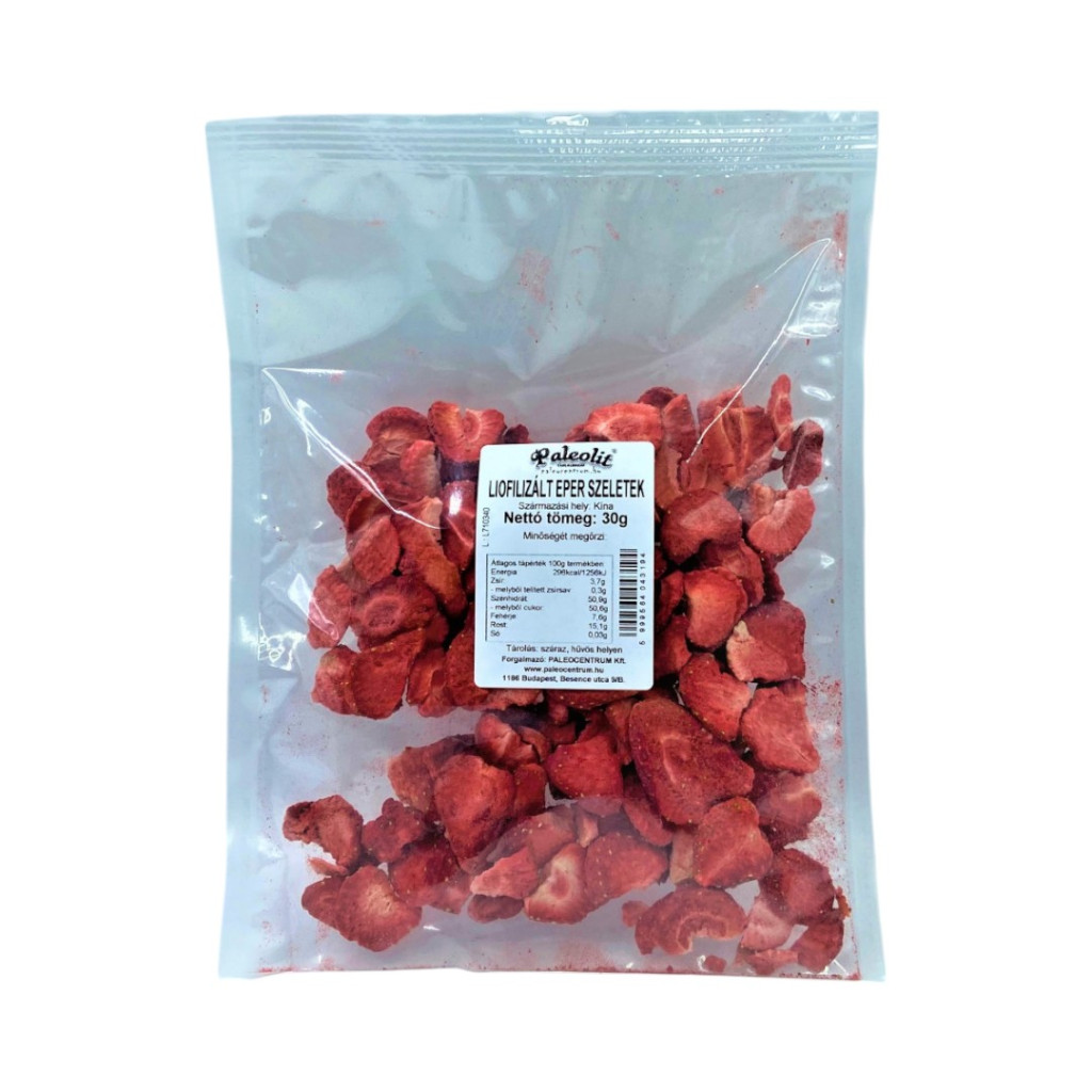 Suszone plastry truskawek paleolitycznych 30 g