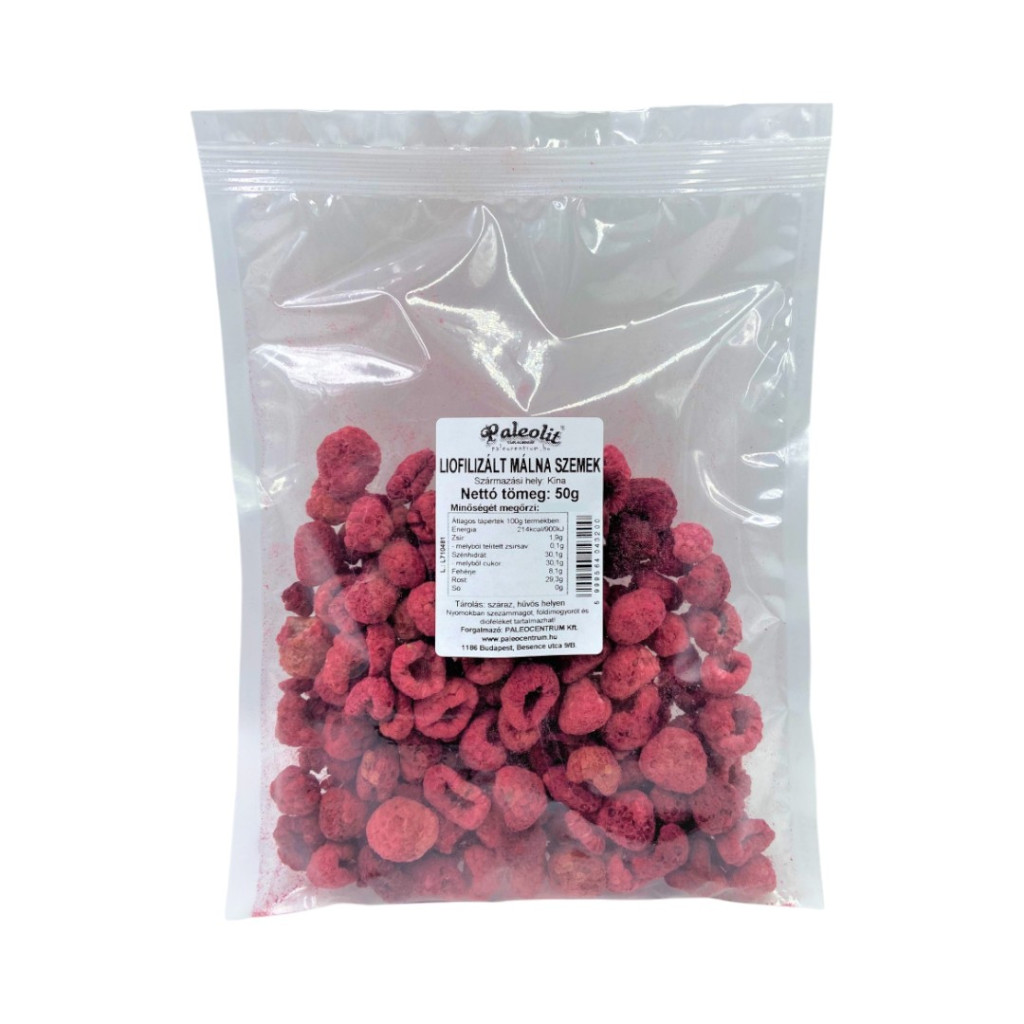 Seminte de zmeură liofilizate paleolitice 50 g