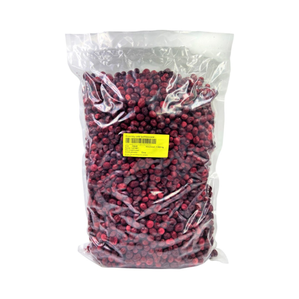 Paleo Gefriergetrocknete rote Preiselbeeren 1kg Beeren gefriergetrocknete Preiselbeeren