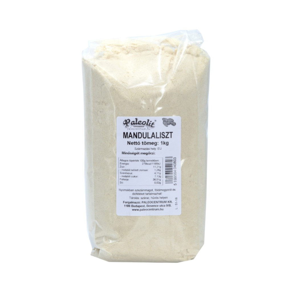 Mąka z migdałów tłoczona na zimno paleo 1kg
