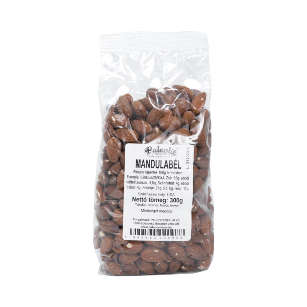 Paleo Mandle Jadrá Prírodné 300 g
