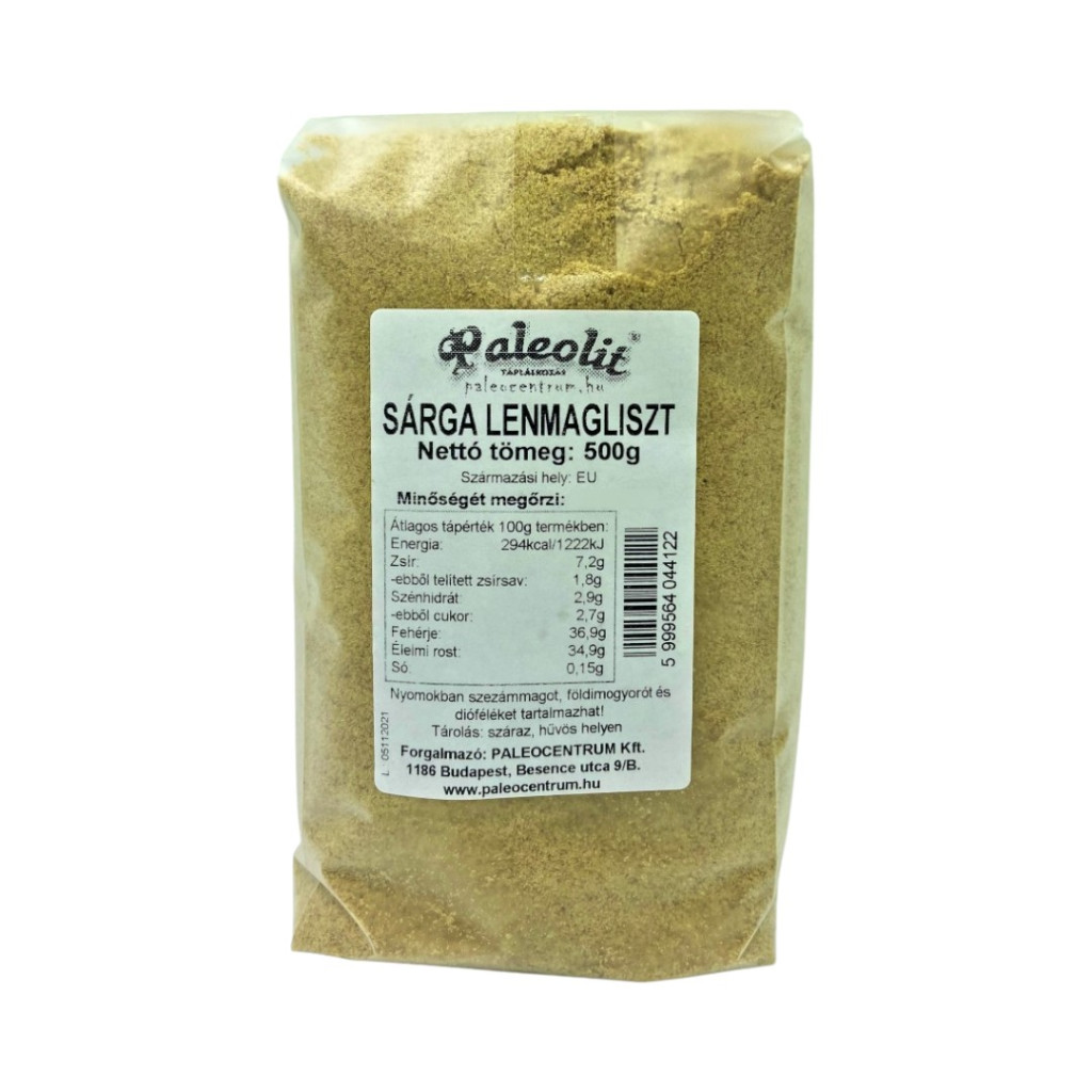 Mąka z żółtego siemienia lnianego paleo 500 g