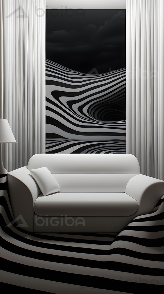 Monochromer Strudel