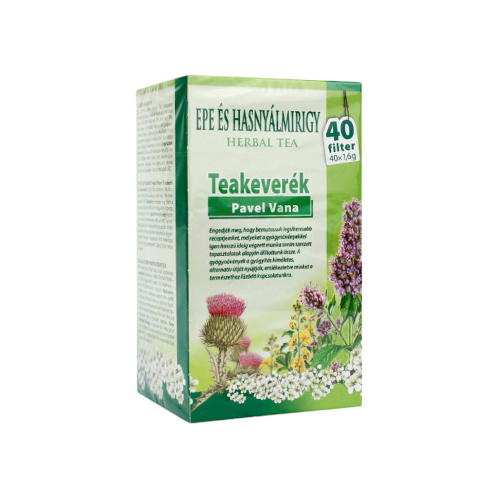 Ziołowa herbata Pavela Vany dla wątroby i trzustki 40x1,6g 64g
