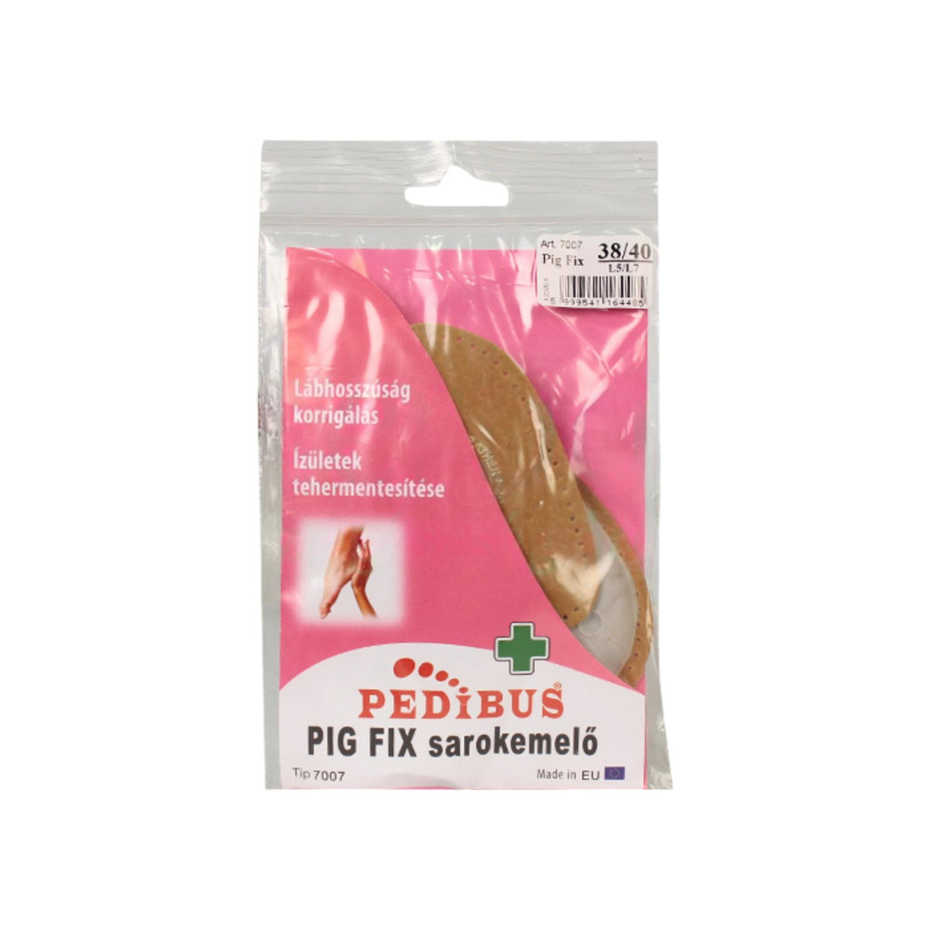Absatzerhöhung aus Schweinsleder, fix 38/40, 1 Stück