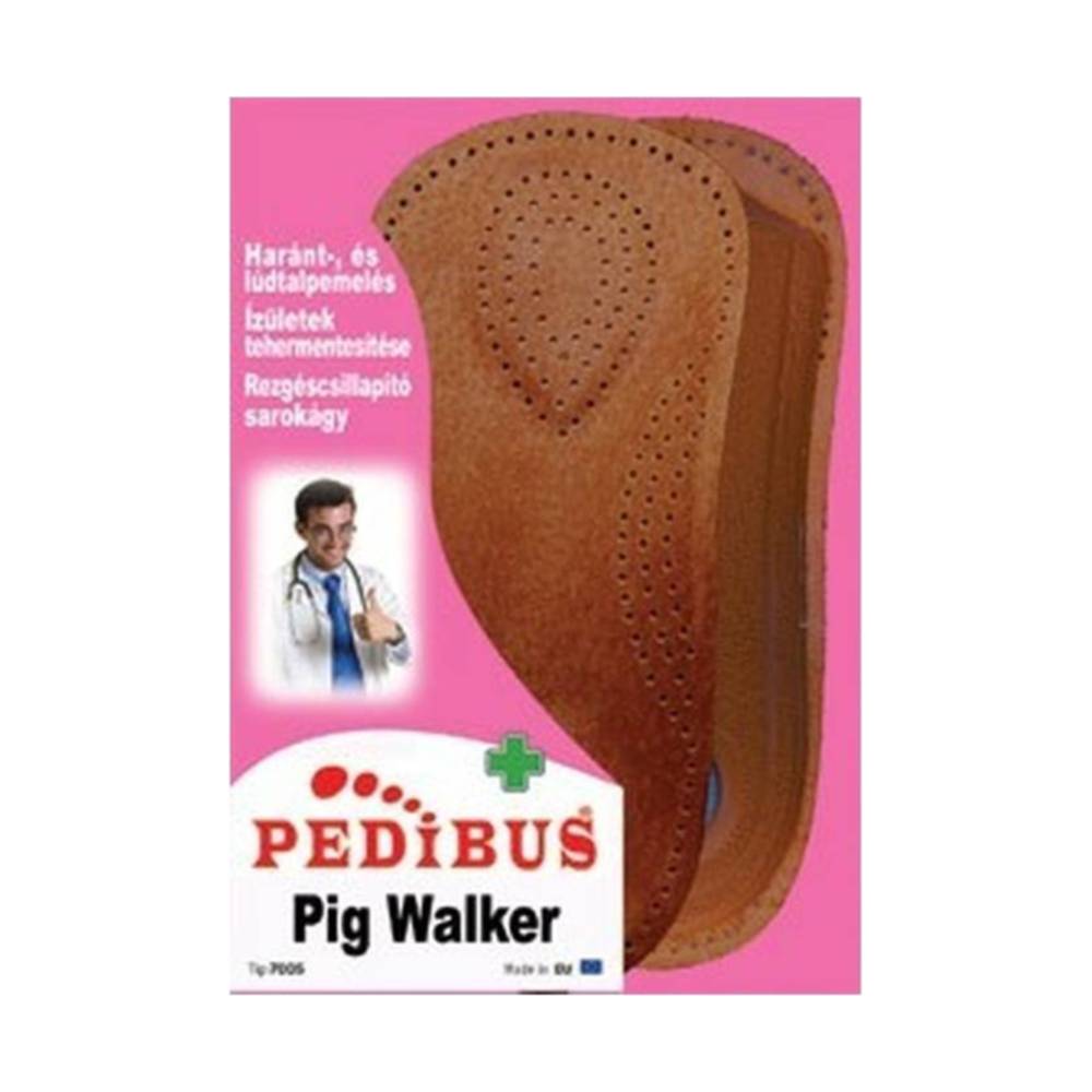 Pedibus leather pig walker insole 35/36 3/4 1 pc