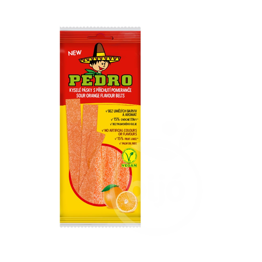 Pedro orange belt gumicukor vegán 80 g