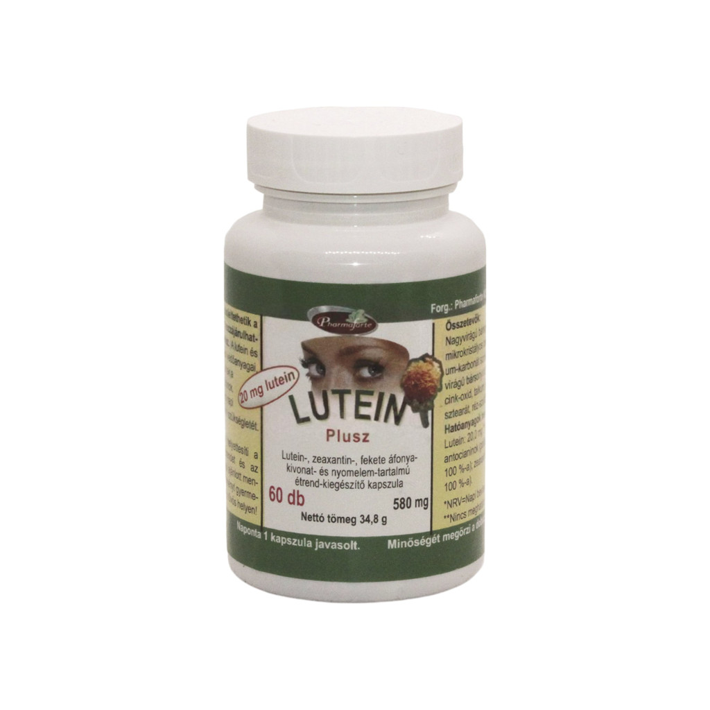 Pharmaforte lutein plusz 20mg luteinnel kapszula 60 db
