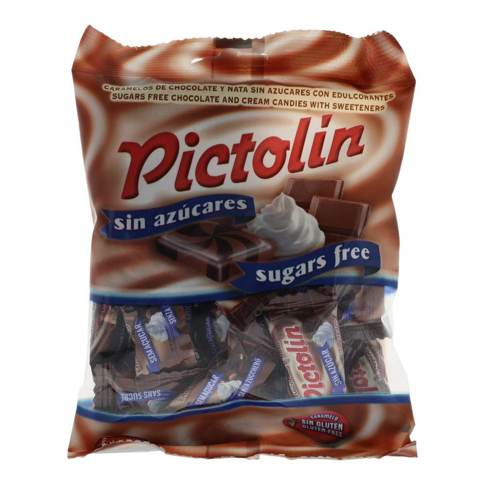 Cukríky Pictolin s čokoládovým sladidlom 65 g