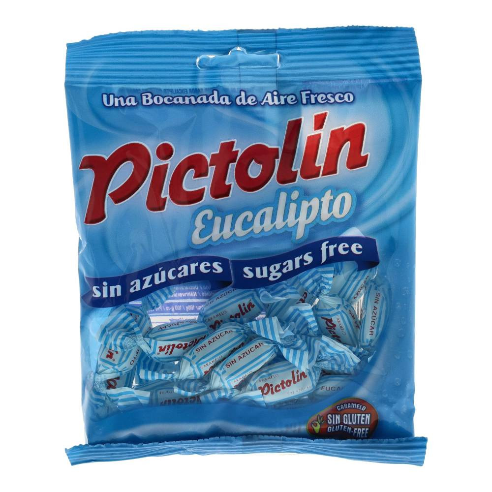 Bomboane Pictolin cu eucalipt, îndulcitor, 65 g
