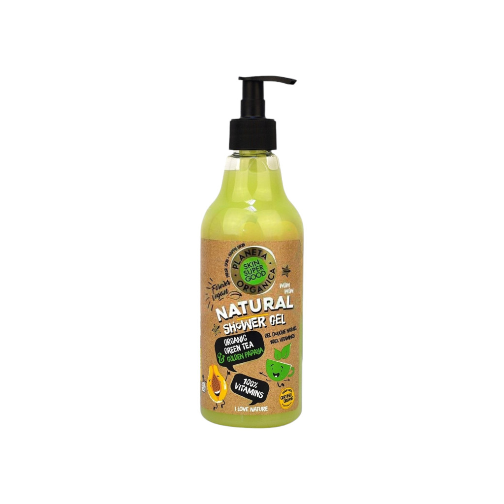 Planeta organica skin super good természetes "100% Vitamins" tusfürdő 500 ml