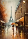 Rainy Rendezvous in Paris