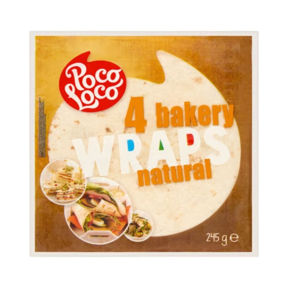 Poco Loco lágy tortilla búzalisztből 245 g