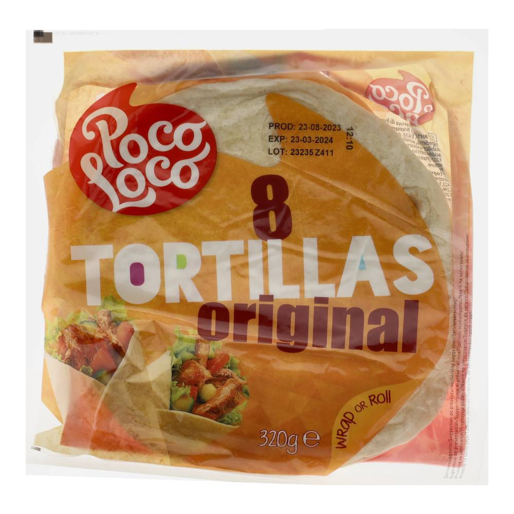 Poco Loco lágy tortilla original 320 g