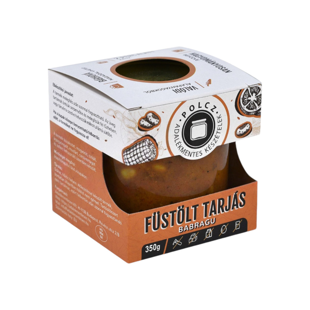 Plăcintă de fasole cu slănină afumată polc, 350 g