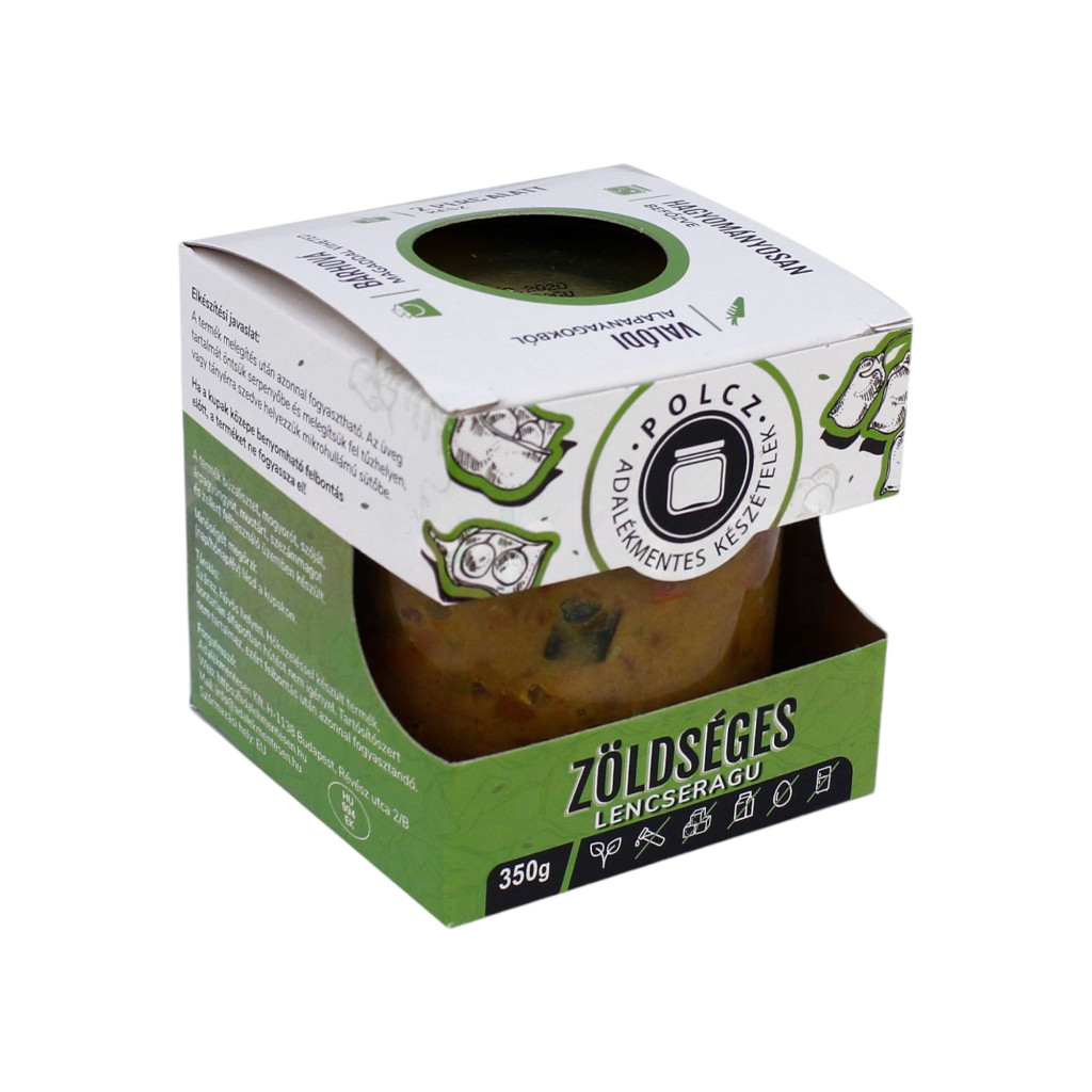 Polcz zöldséges lencseragu adalékmentes készétel 350 g