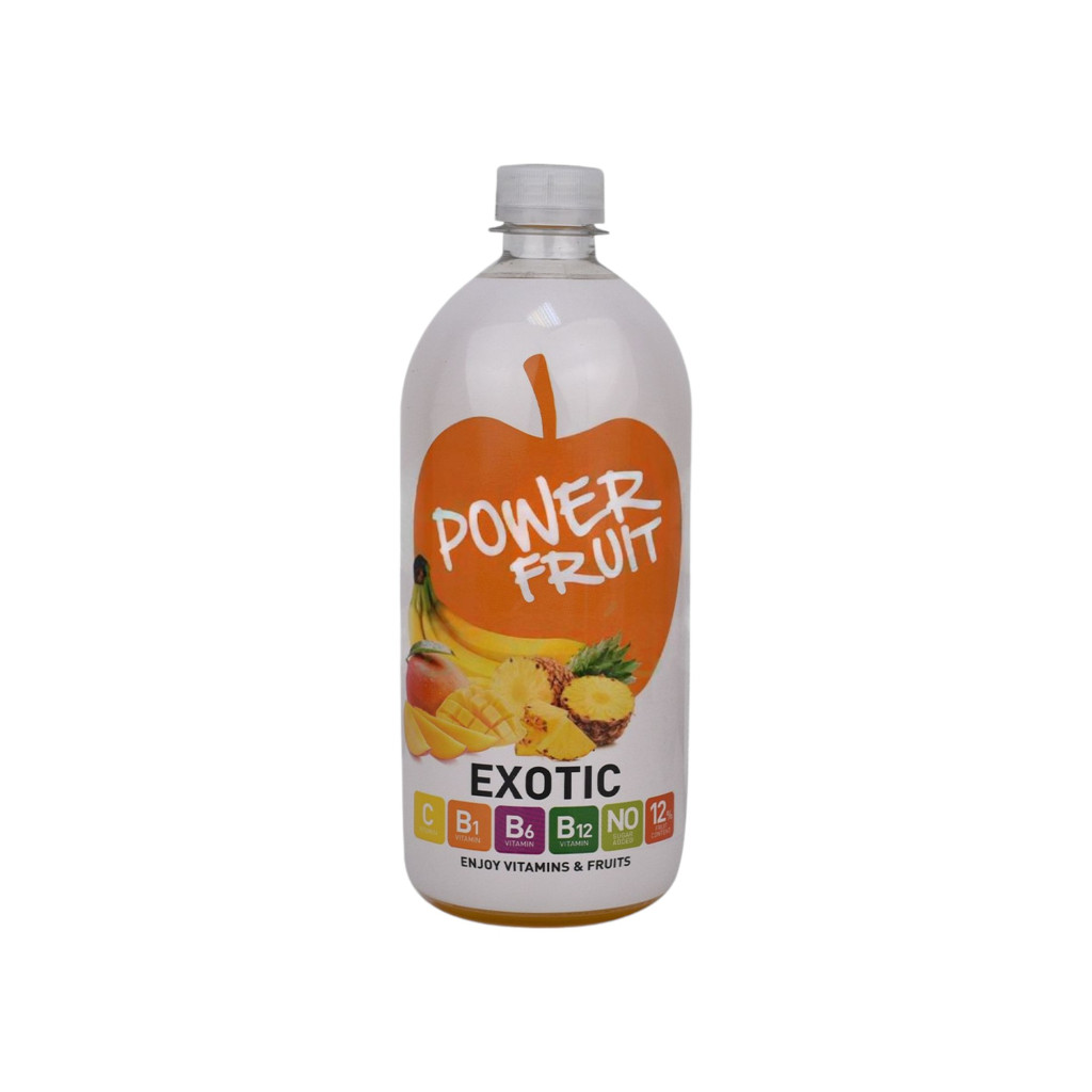 Nápoj Powerfruit s jablkem, pomerančem, banánem a multivitamíny, 750 ml