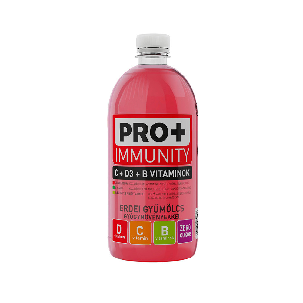 Powerfruit pro+ immunity d+c vitaminos erdei gyümölcs ízű üdítőital 750 ml