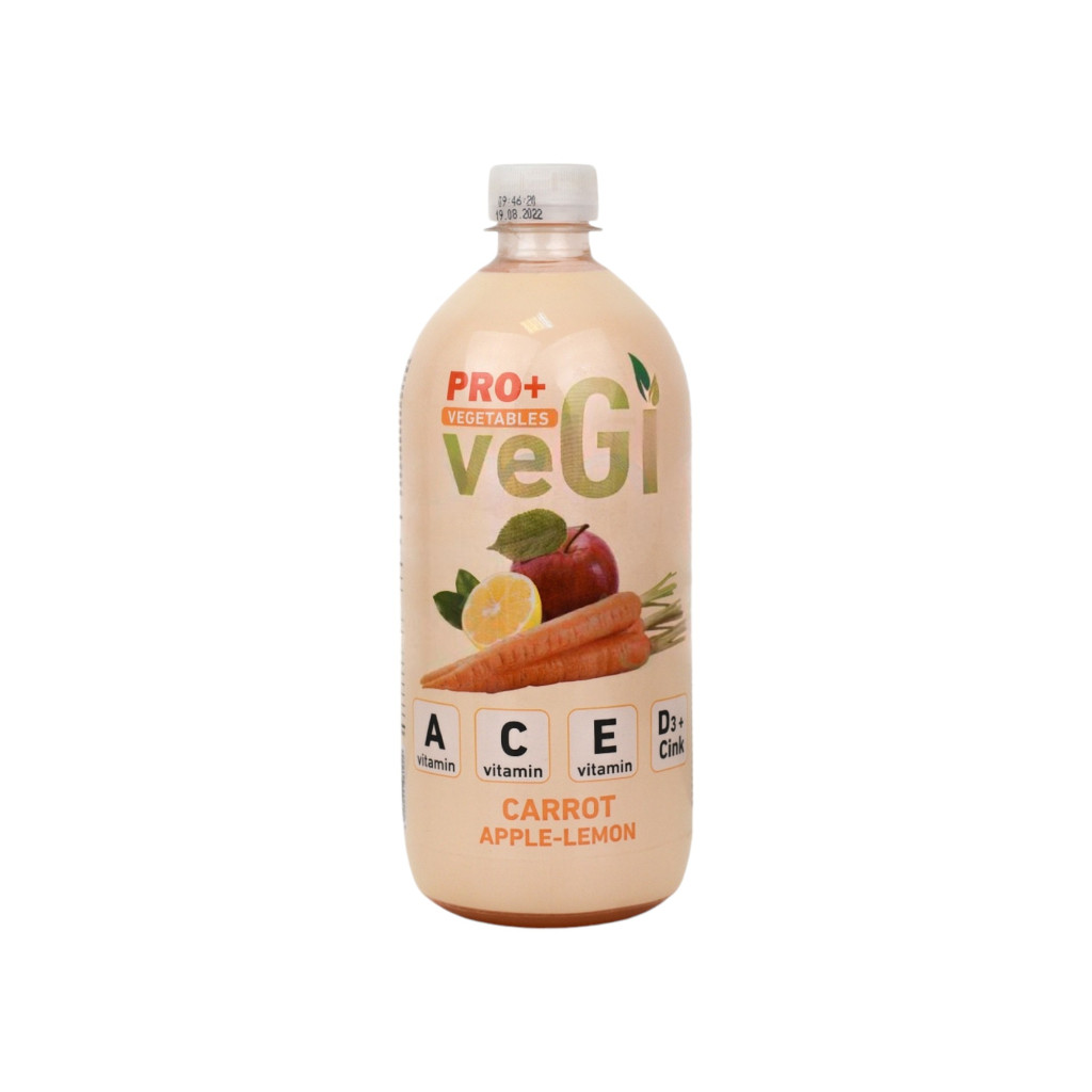 Erfrischungsgetränk Powerfruit pro+ vegi mit Karotten-Rote-Bete-Apfelgeschmack, 750 ml