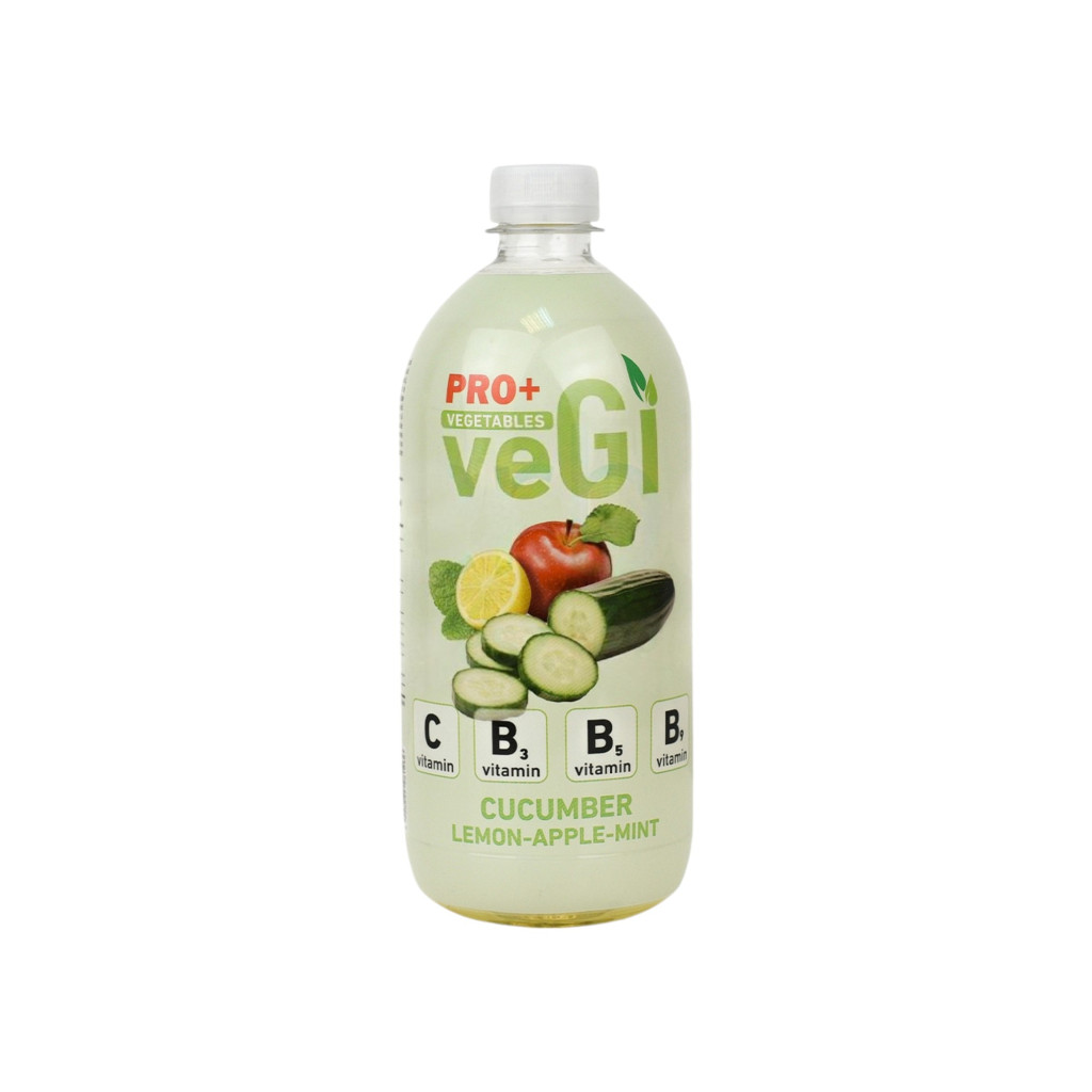 Băutură răcoritoare Powerfruit pro+ cu aromă de castravete-lămâie-mentă 750 ml