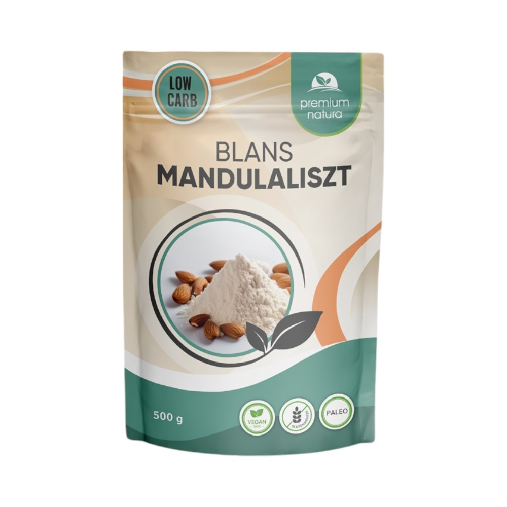 Premium Natura blans mandulaliszt 500 g