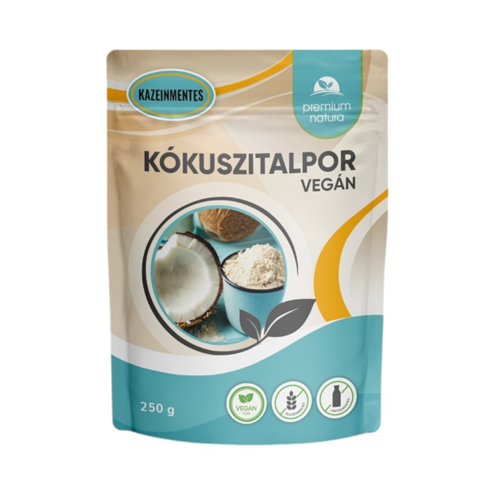 Premium Natura kókuszitalpor kazeinmentes paleo, vegán 250 g