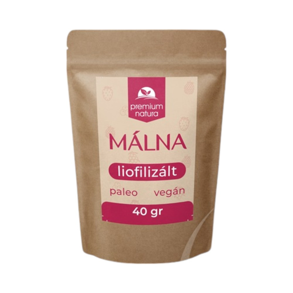 Premium Natura liofilizált málna 40 g