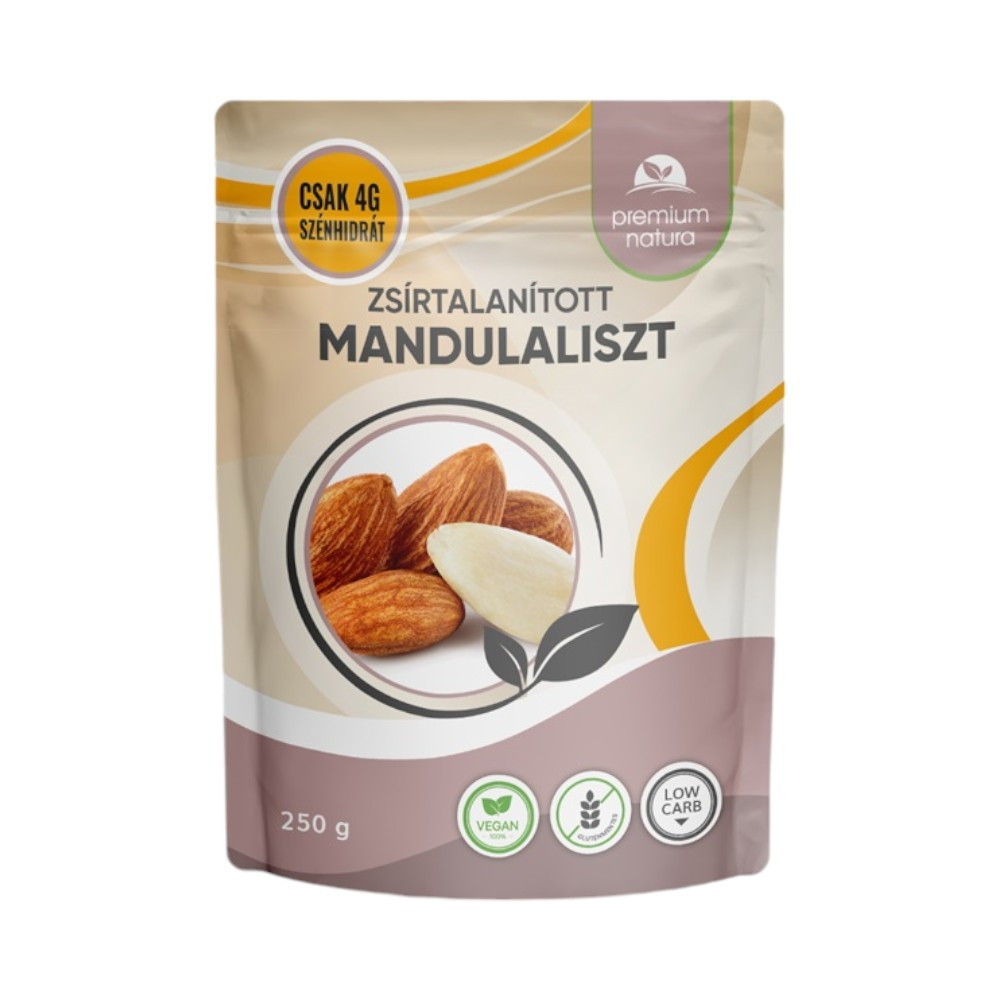 Premium Natura zsírtalanított mandulaliszt 250 g