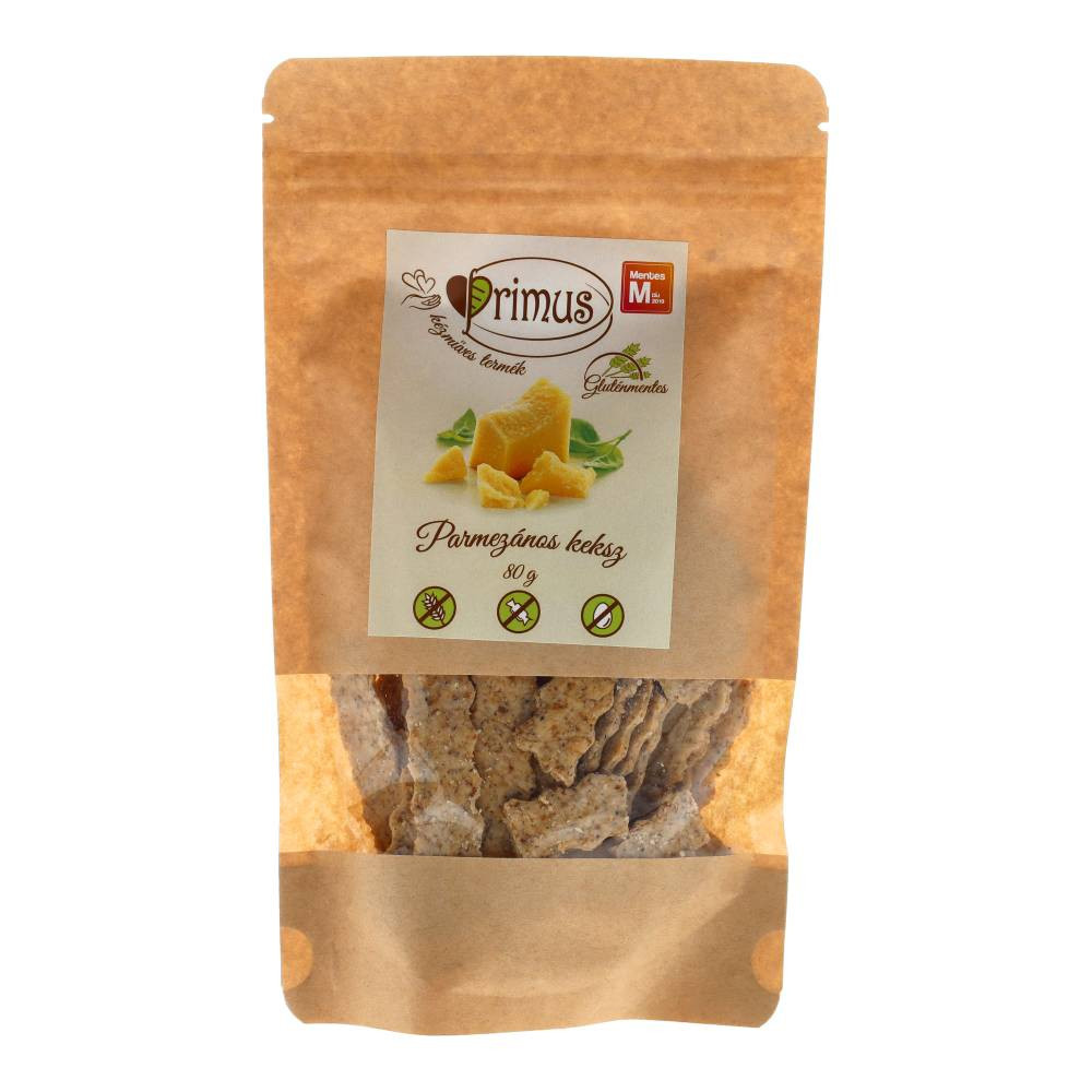 Primus glutenfreie Parmesankekse 80 g